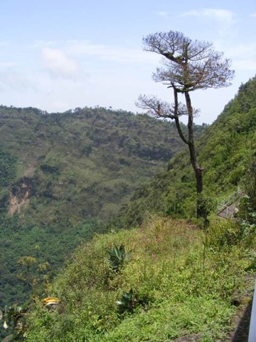 A view of one side of El Boquerón.