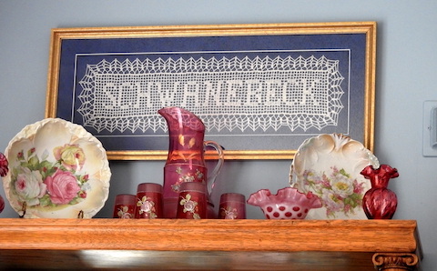 Embroidered Schwanebeck name