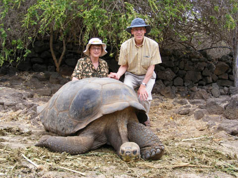 Gail and Al with a Giant Tortoise.jpg
