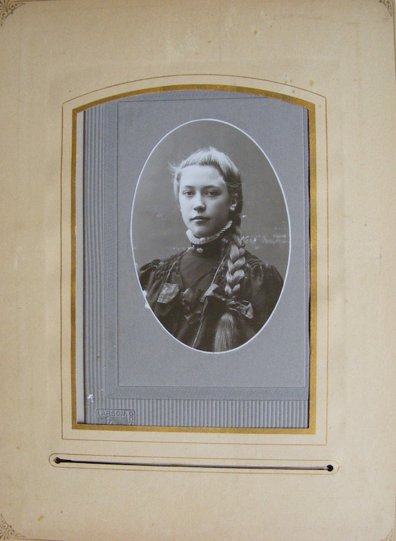 Girl with braid