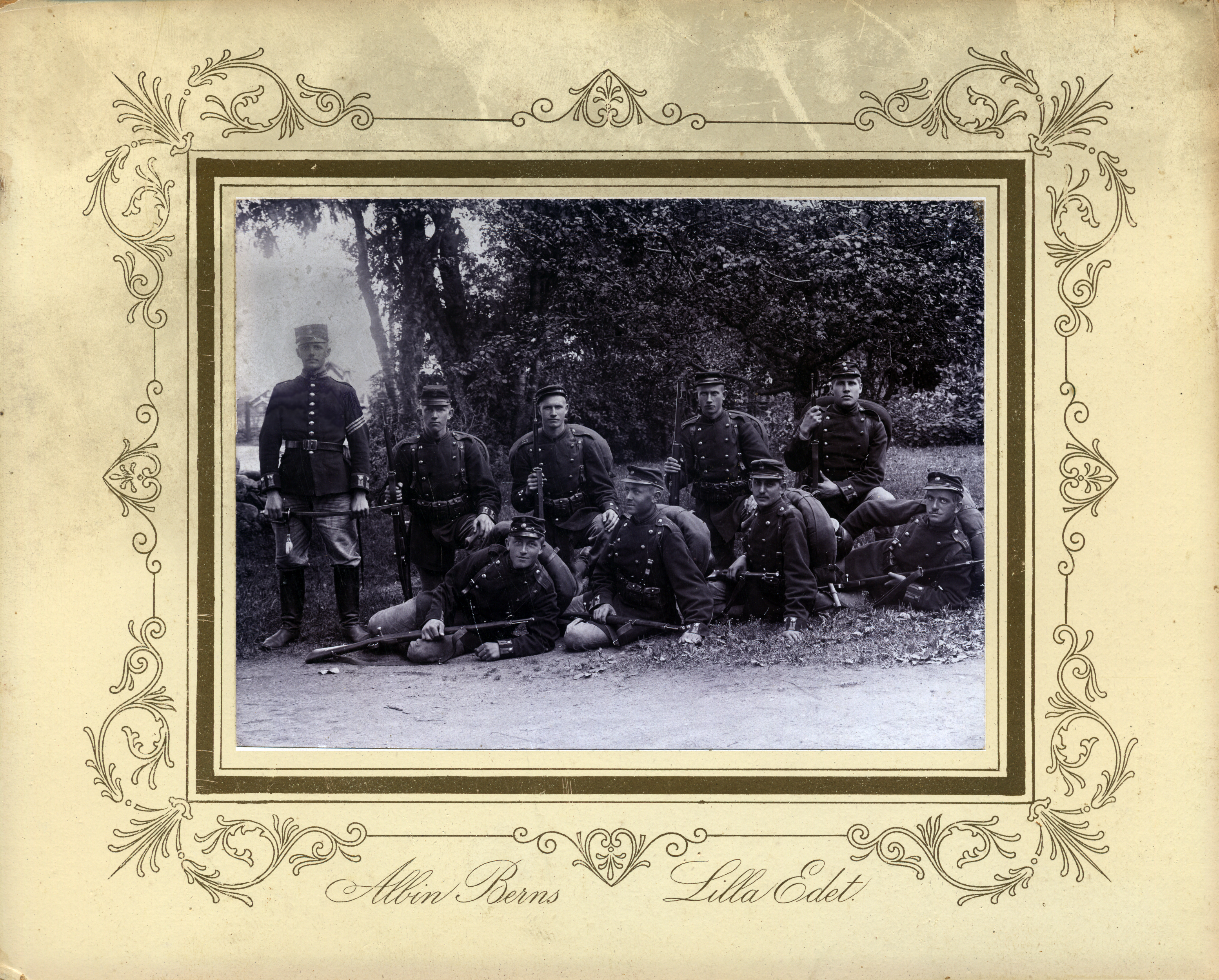Possibly Victor and other soldiers in the Swedish army