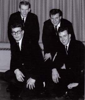 The original Excels rock band: Carl Holm, Richard Manning, Clark Sullivan, 
       and John Zelinsk