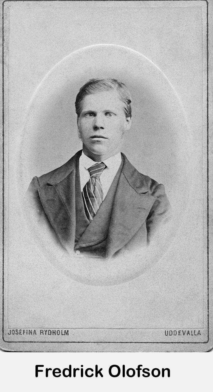 Victor’s father Fredrick Olofson