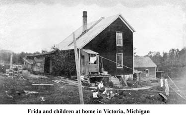 Frida at home in Victoria, Michigan