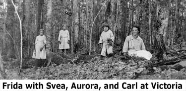 Svea, Aurora, Carl, and Frida Holm