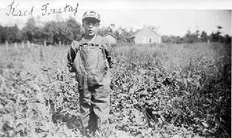 Carl Gustaf Holm standing in a field