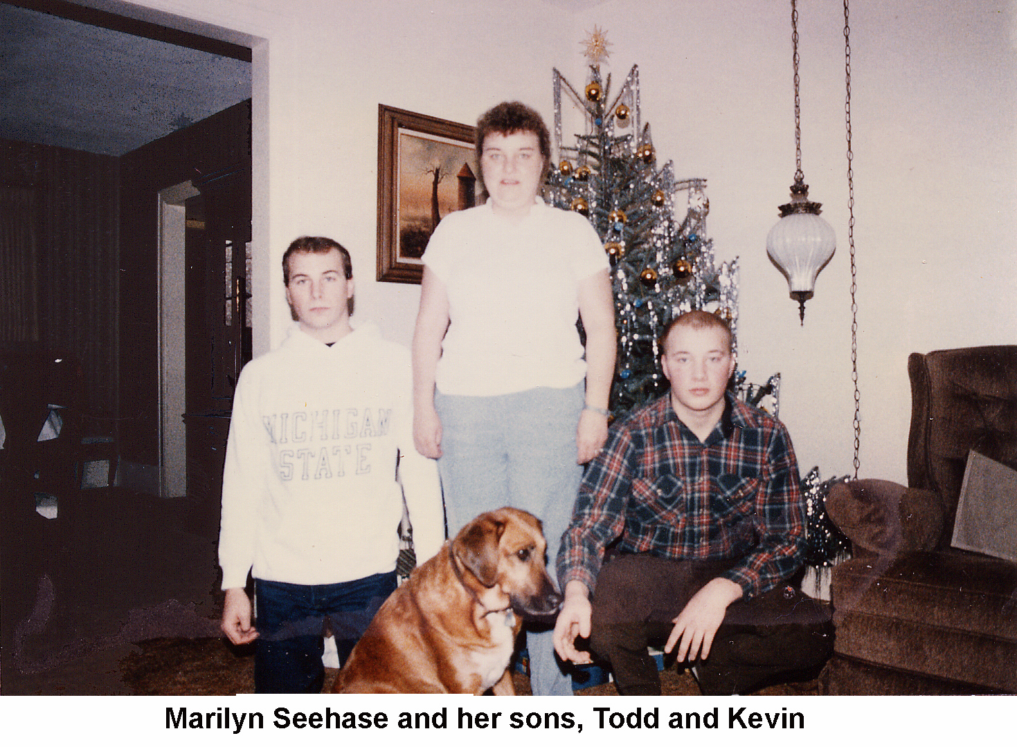 Marilyn Seehase with Todd and Kevin