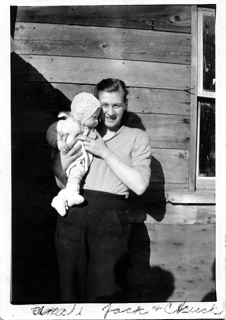 Uncle Jack Seehase holding little Charles