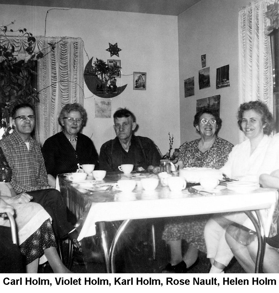 family sitting at the dining table