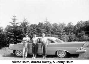 Victor Holm with daughter Aurora Hovey and wife Jenny