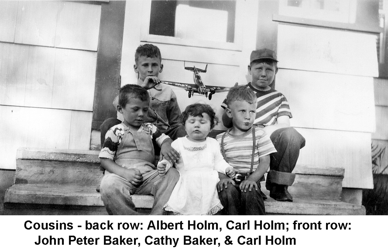 Victor Holm's grandchildren and Carl Holm's son