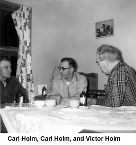 Carl Holm of Kenora, Carl Holm of Bates, and Victor Holm