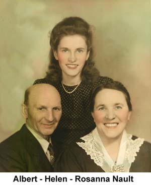 Albert and Rosanna Nault with their adopted daughter Helen