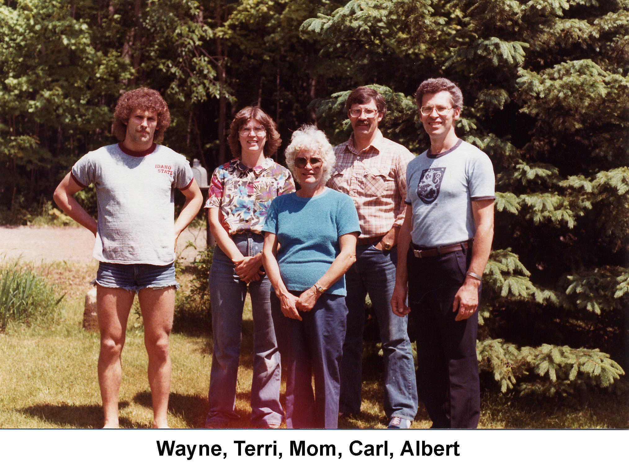 Helen Baker with her four children