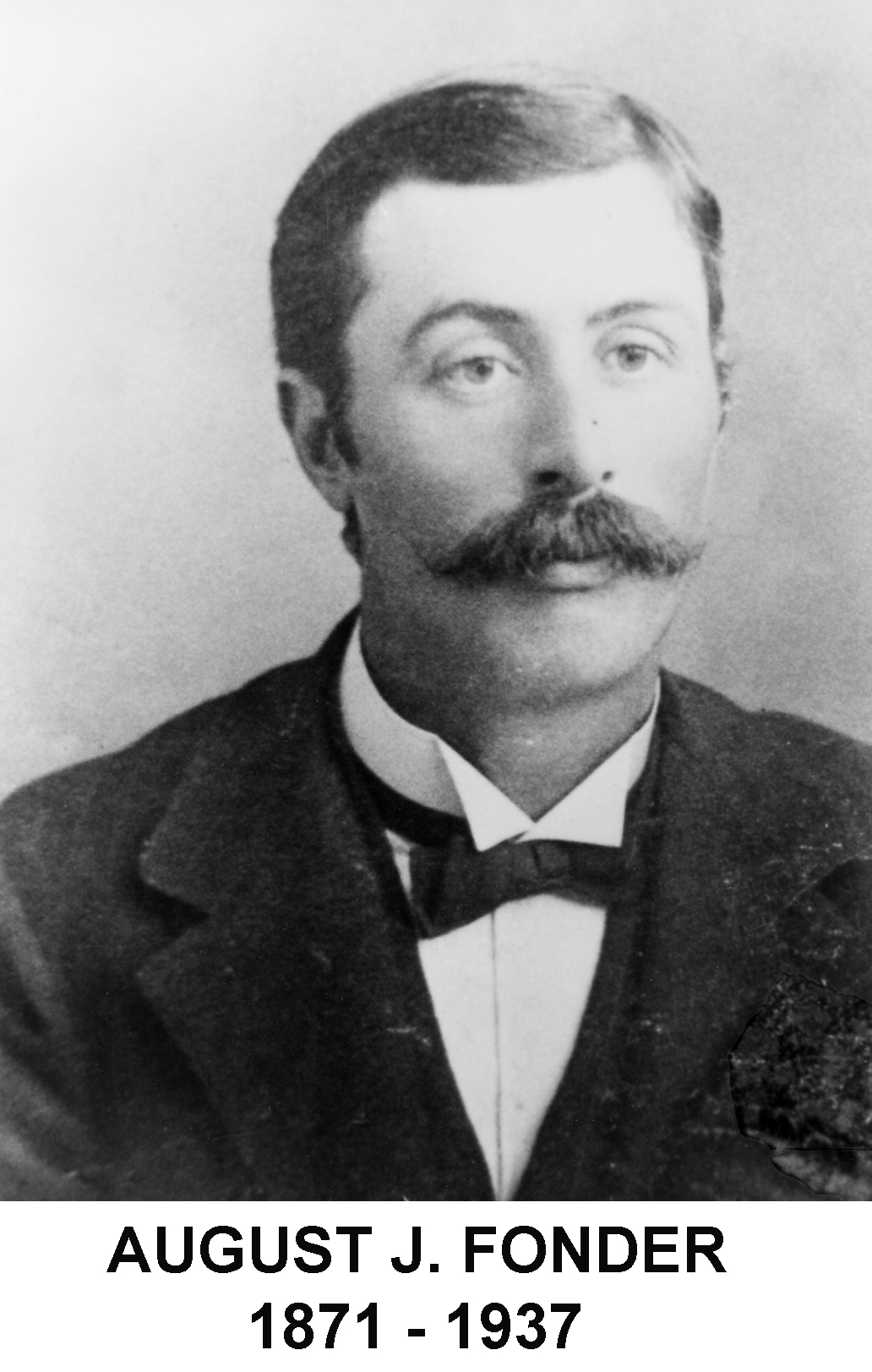 August J. Fonder (1871-1937) in the early 1900s