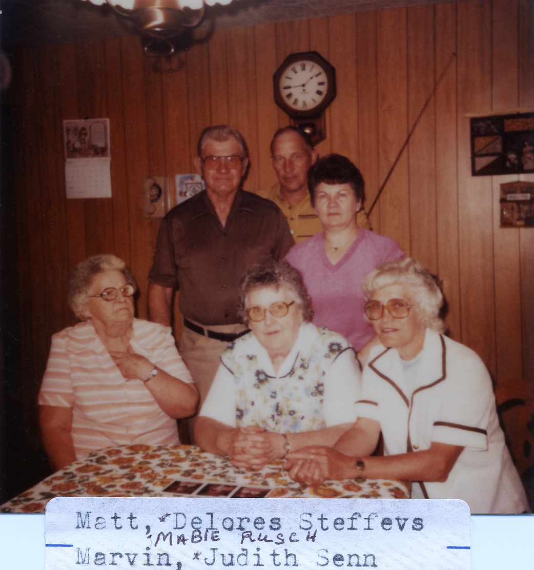 Helen Holm with her newly found Fonder relatives