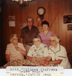 Helen Holm with her newly found Fonder relatives