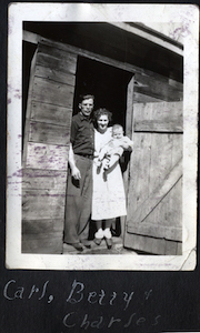 Carl and Betty Holm with their son Charles ('Chuck')