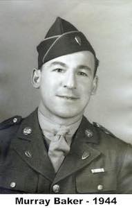 Murray Baker in his army uniform in 1944