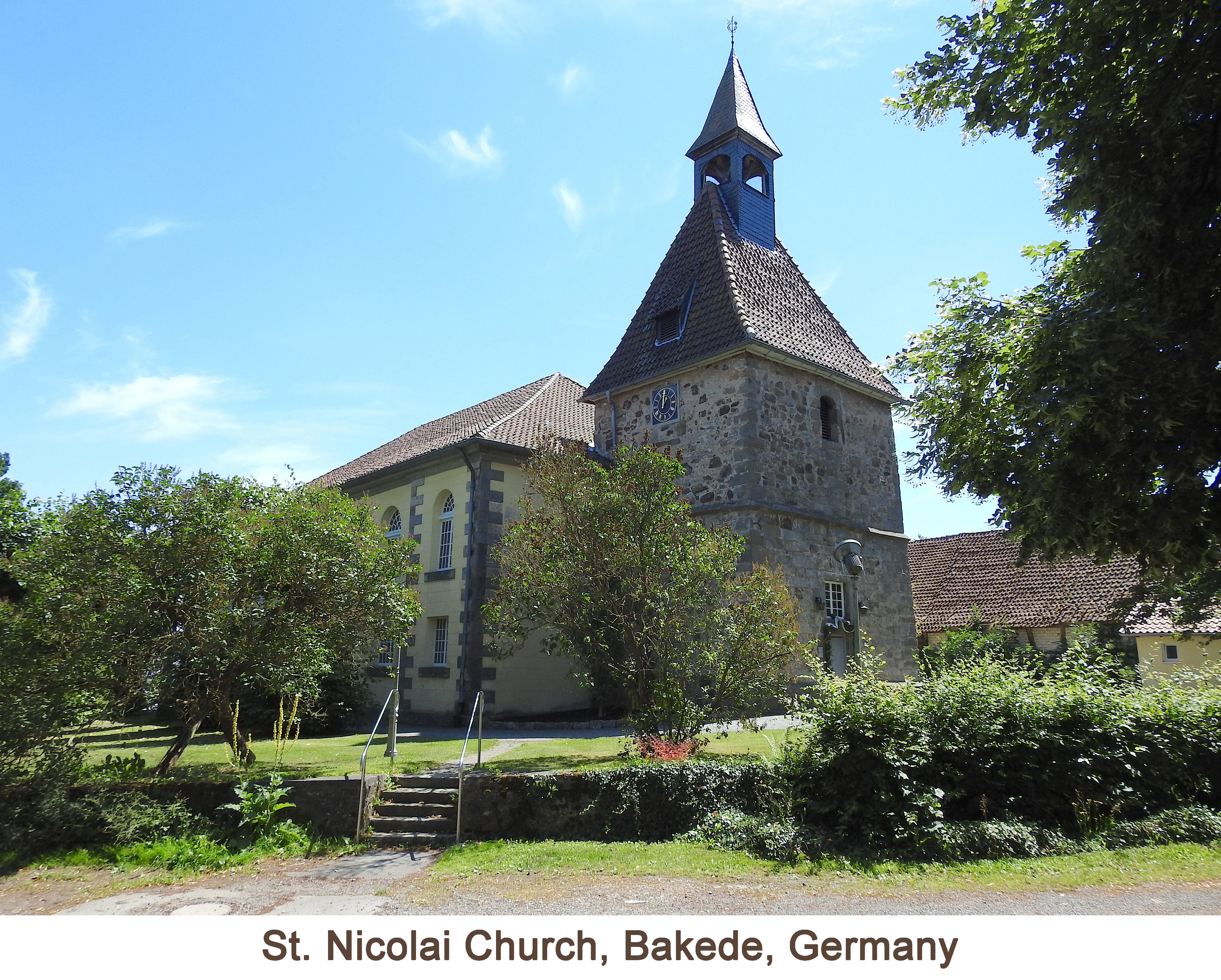 A photo of St. Nicolai, the home church of the Hennies and Busse families