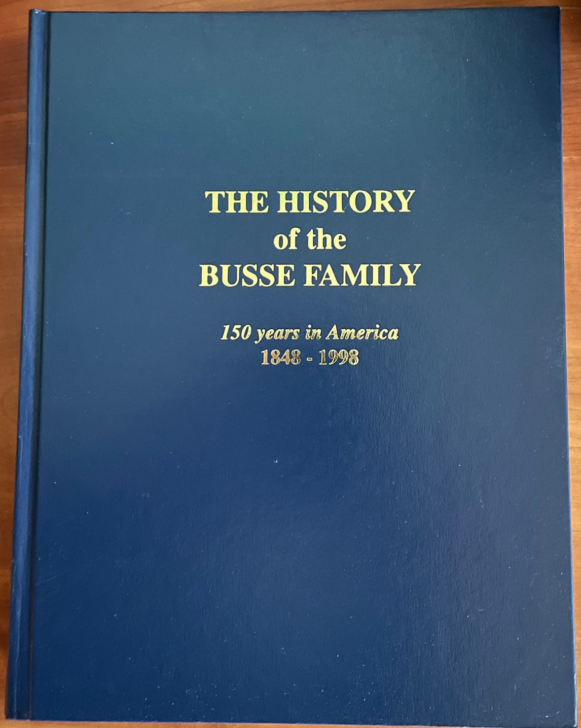 Cover of the Busse family history/family tree book 