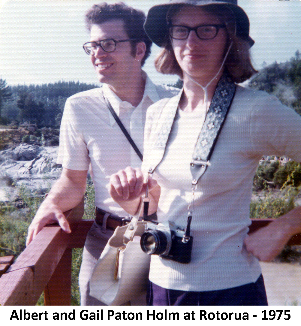 Al and Gail Holm in Rotorua, NZ