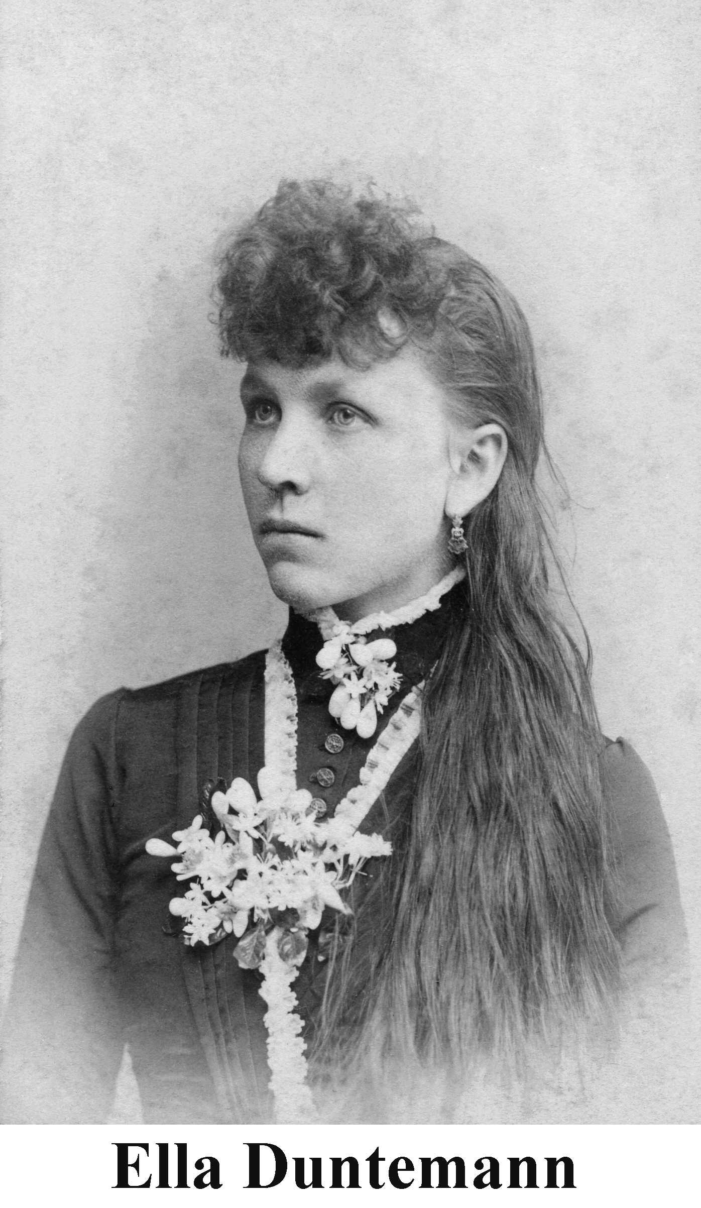 Ella Duntemann in 1890