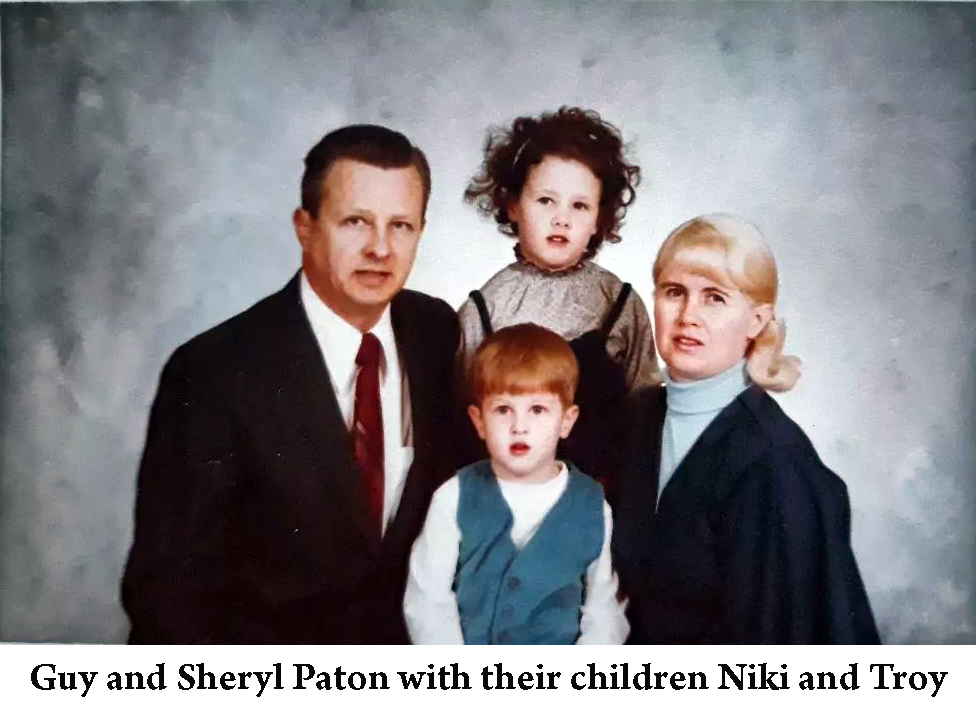 The Paton family in a studio photo