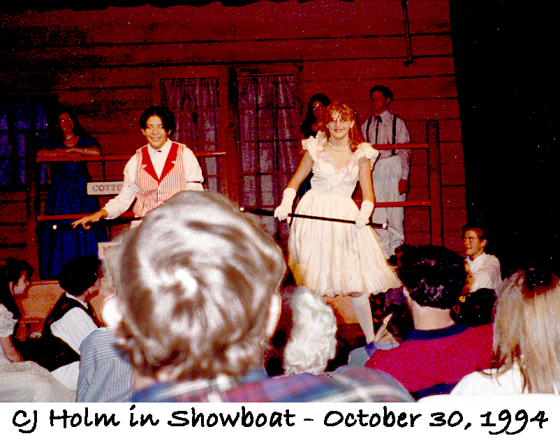 Carolyn performing a dance in Showboat 