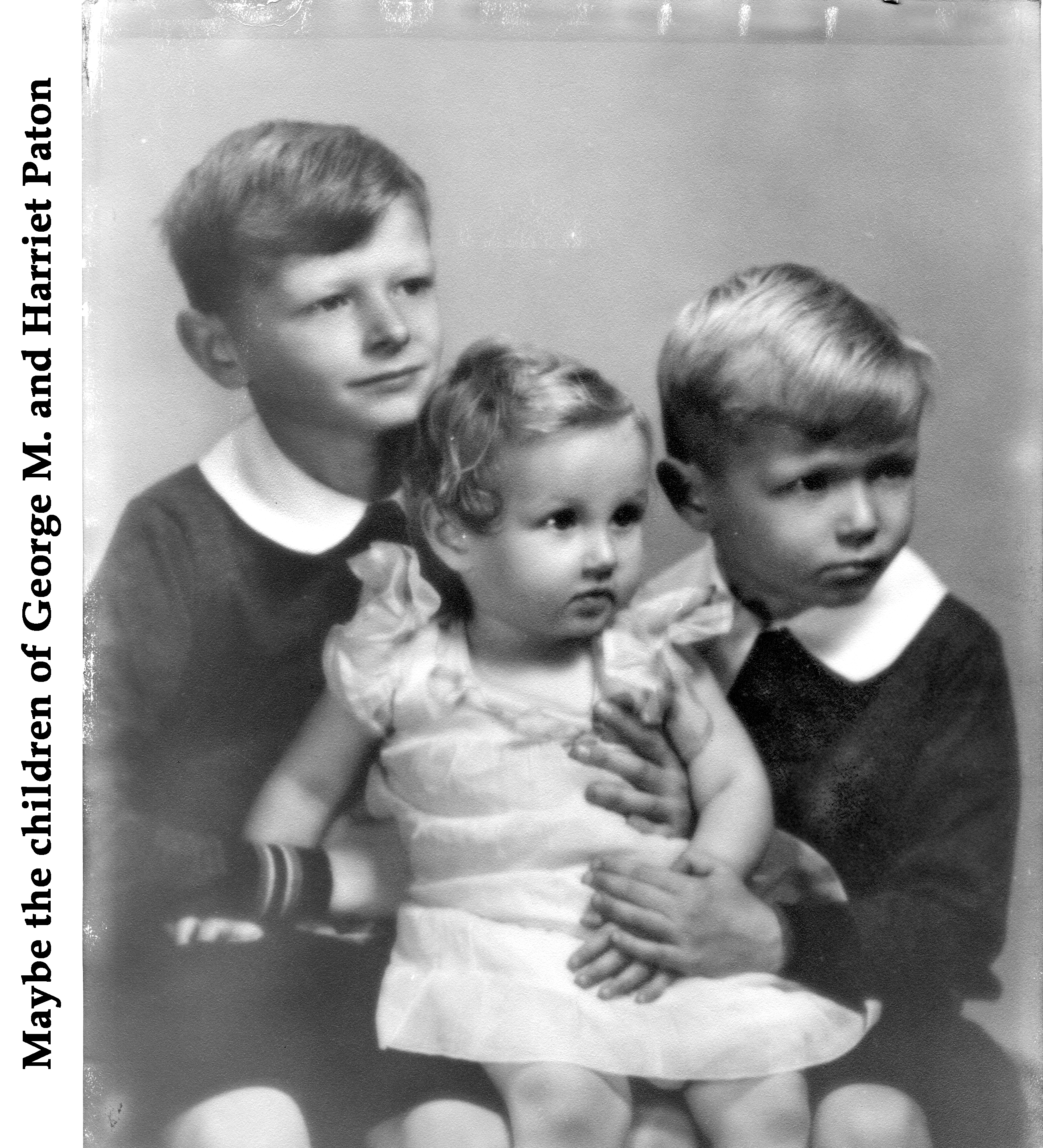 Two boys and a younger girl, possibly the children of George Paton