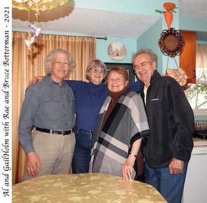 Al and Gail Holm with Rae and Bruce Botterman 