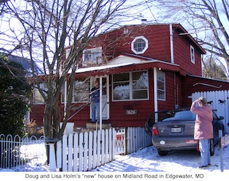 A photo of Doug's new house in Edgewater in January 2010