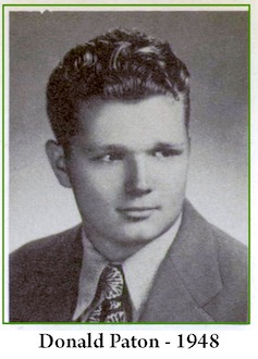 1948 High school senior photo of Donald Paton