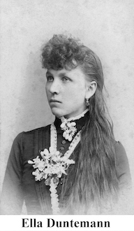 Photograph of the bride       Ella Duntemann
