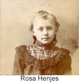 School photo of Rose Henjes, Guy and Gail’s mother