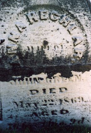 Grave stone for Anna  Hechlar Green